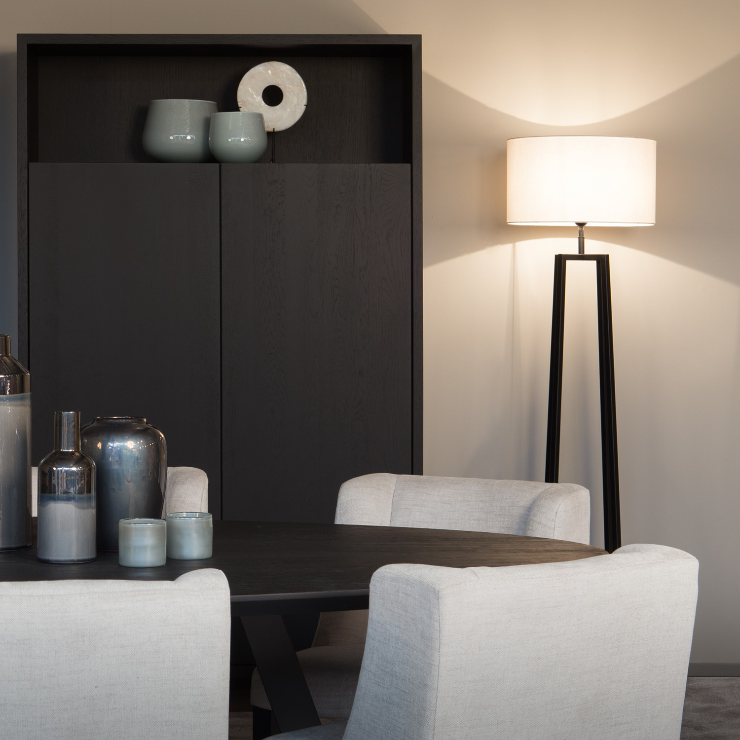 Floor lamp Potsdam | black