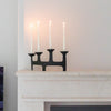 Candle holder Amour S/4 | black