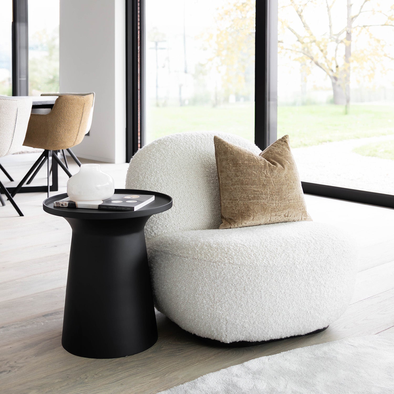 Table d'appoint Tulip | noir