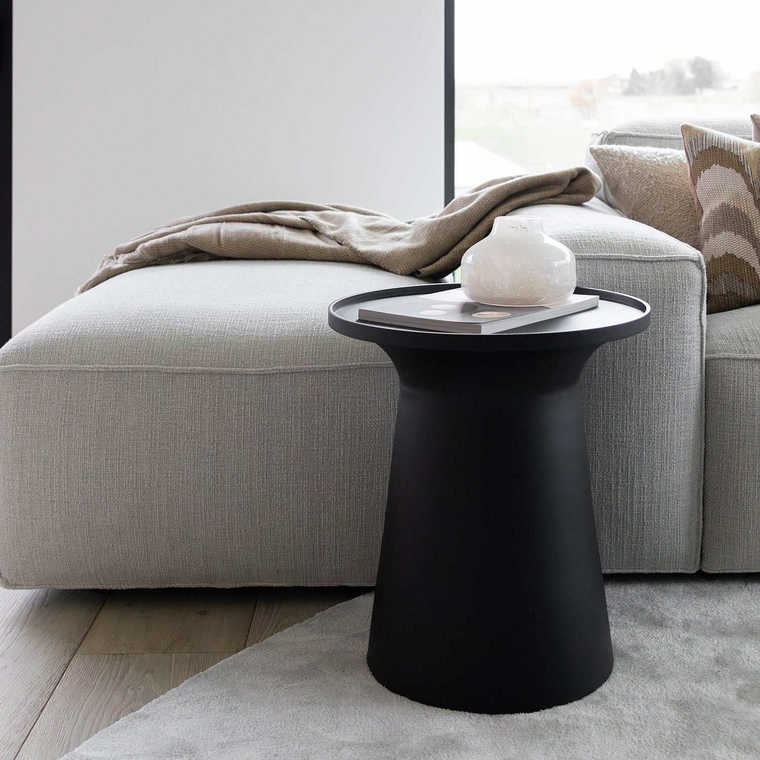 Table d'appoint Tulip | noir