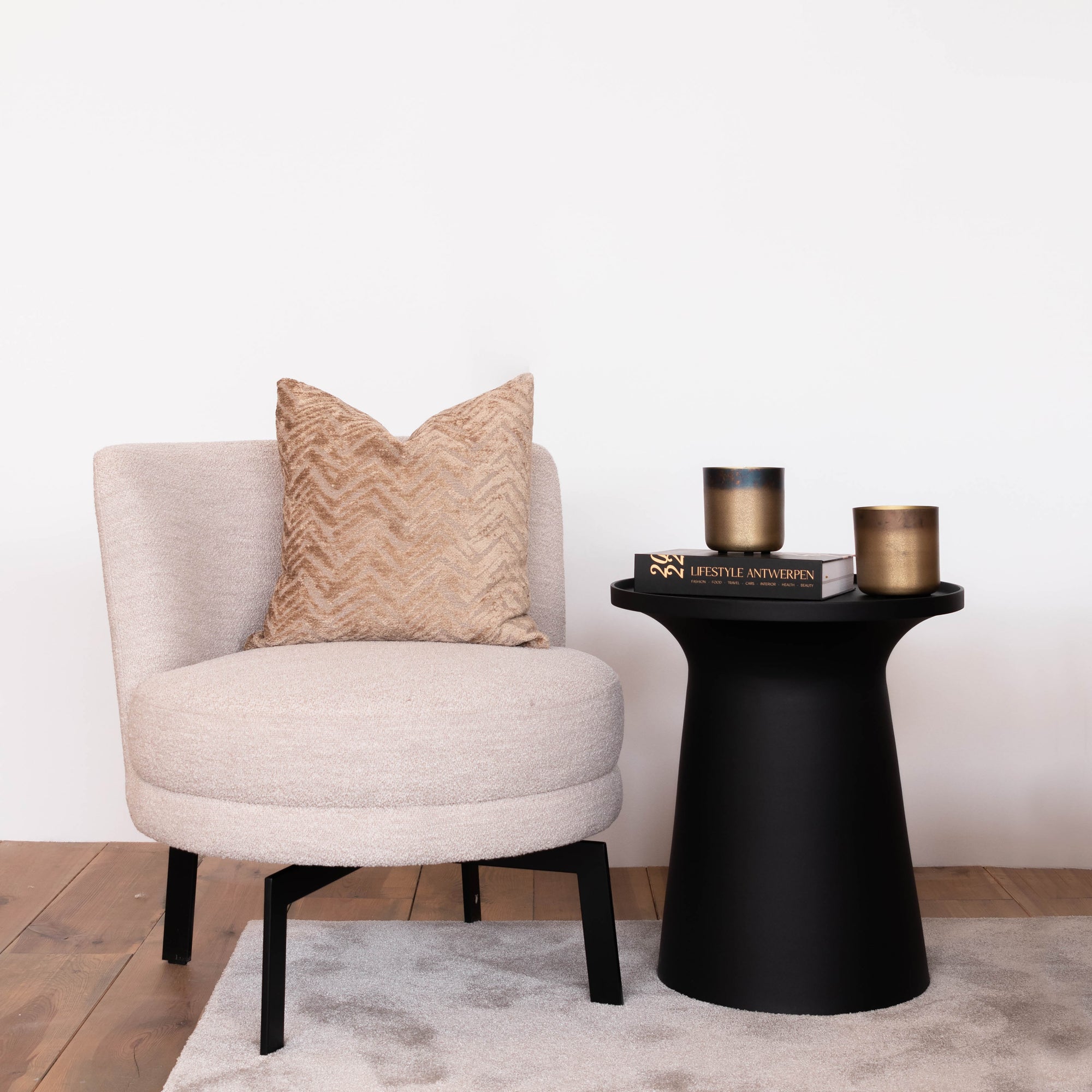 Table d'appoint Tulip | noir