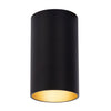 Ceiling light Era Fix | black - gold inside