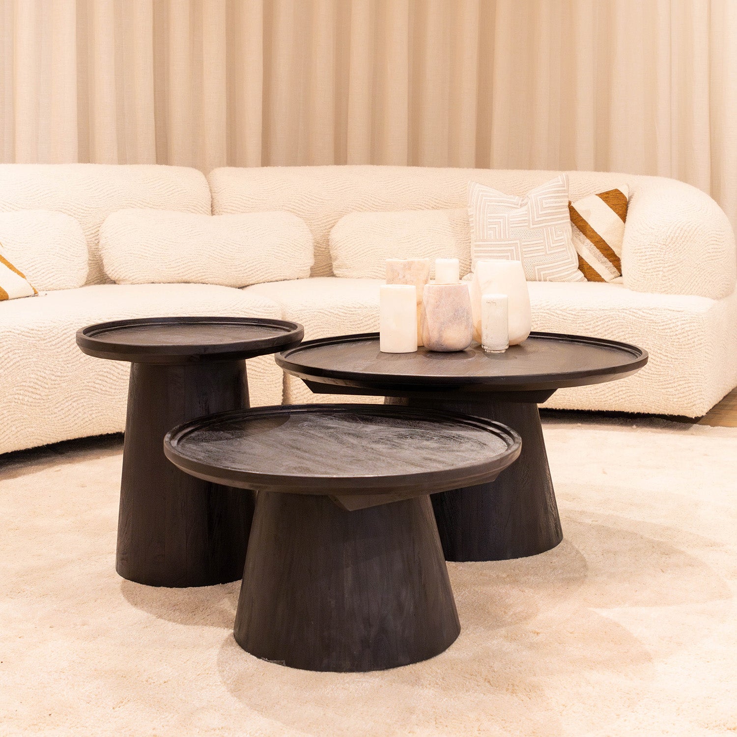 Coffee table Sirius S/2 | black