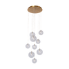 Pendant light Camau 9 | antique brass