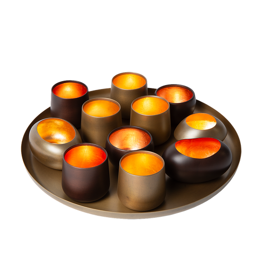 Tray with T-lights Marlot