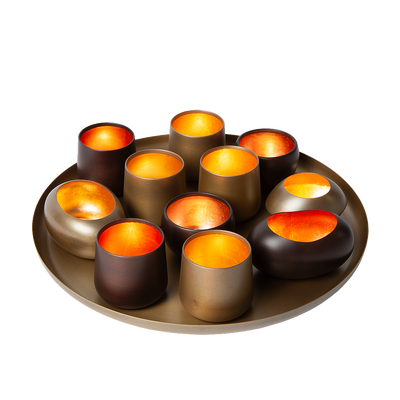 Tray with T-lights Marlot