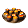 Tray with T-lights Marlot