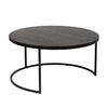 Salontafel Emir Ø80 - zwart