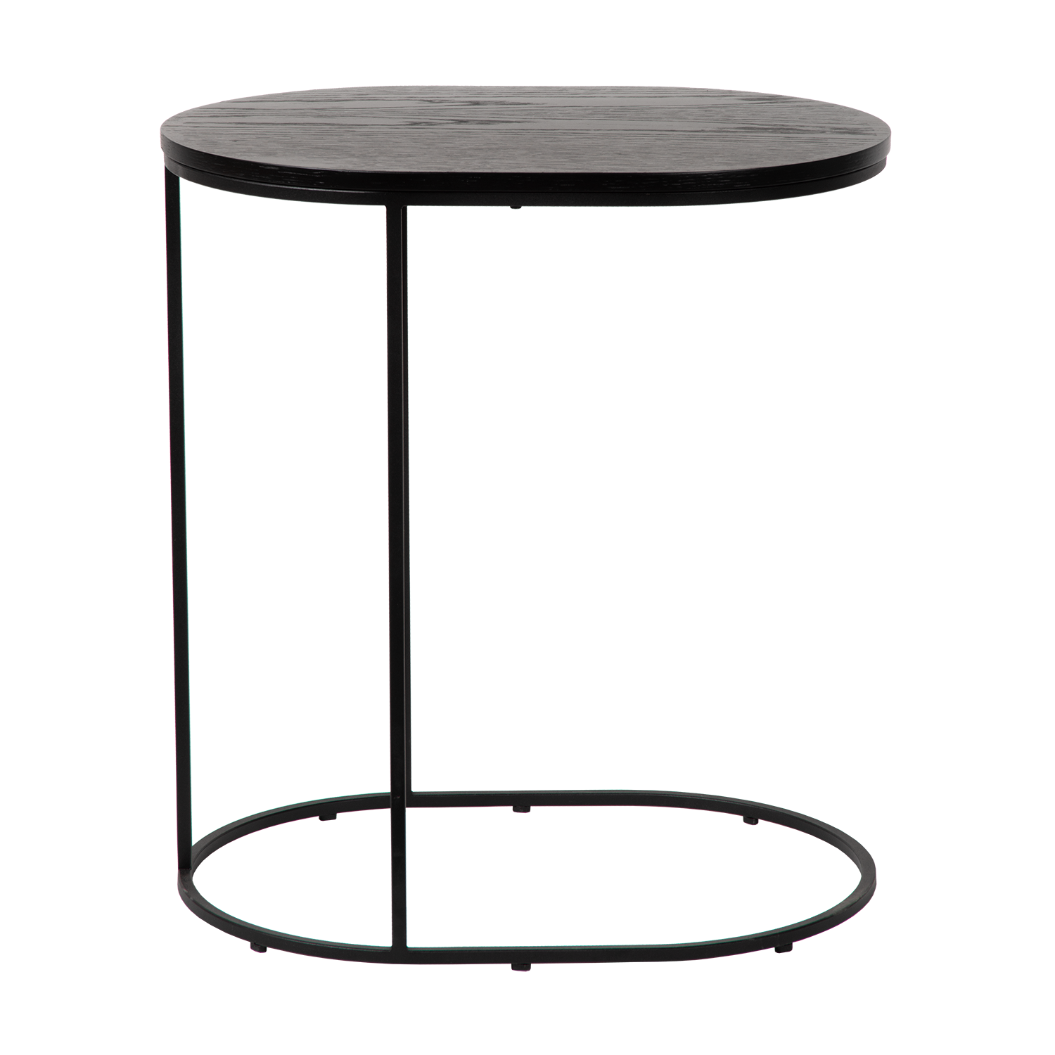 Beistelltisch Olec - Eiche Schwarz