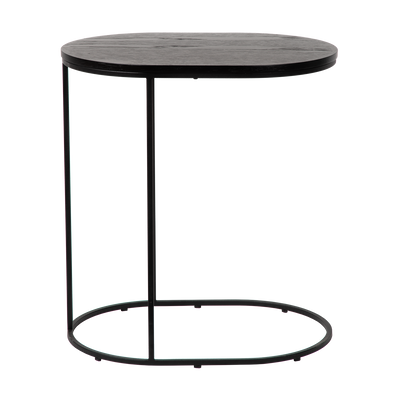 Beistelltisch Olec - Eiche Schwarz