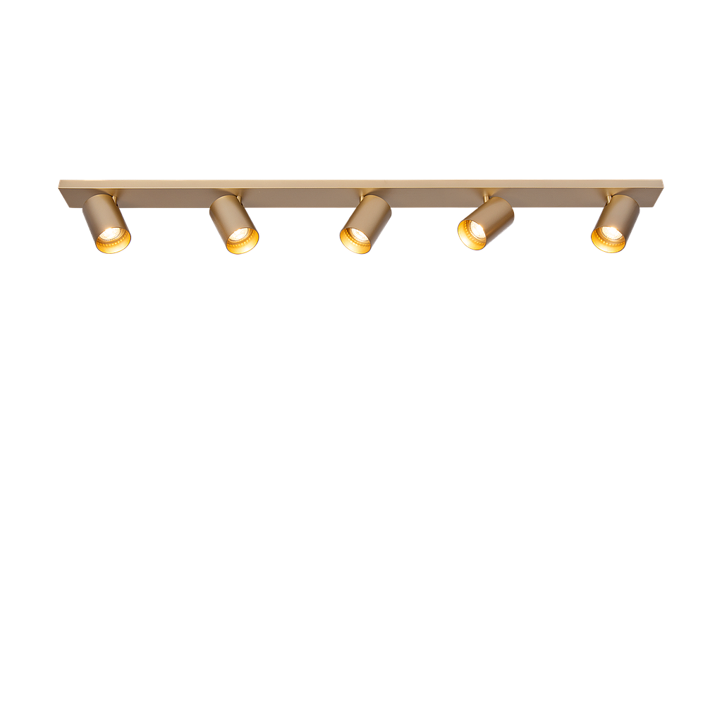 Ceiling light Nuo 5 | gold - gold inside
