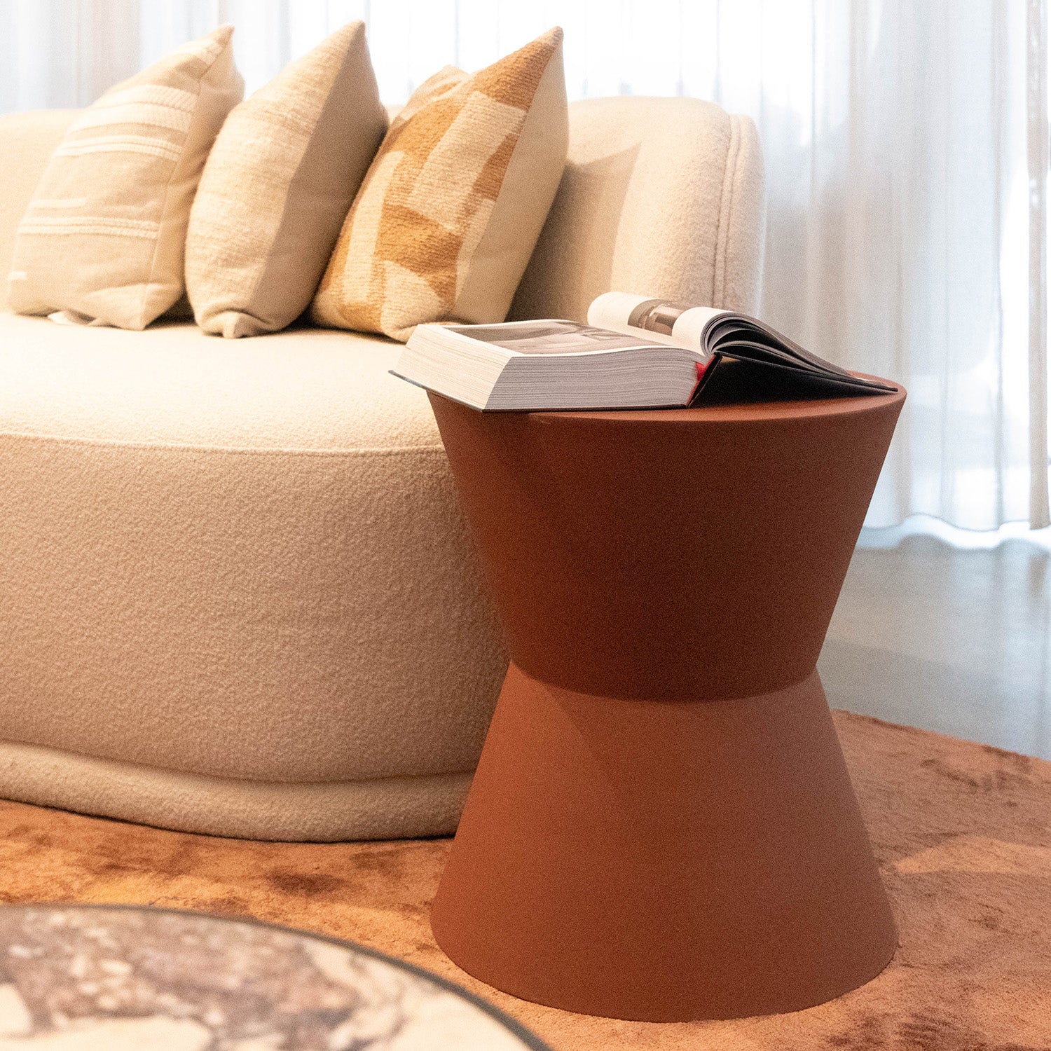 Side table Amante | rustbrown