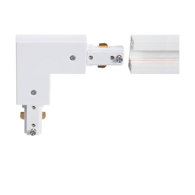 Track connector Lex - Corner L&R | white
