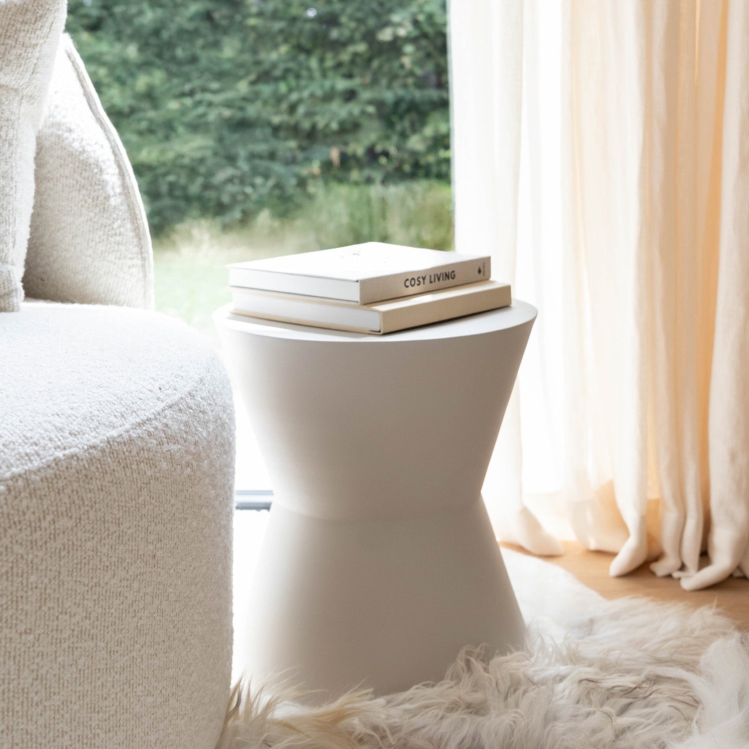Table d'appoint Amante | ivoire