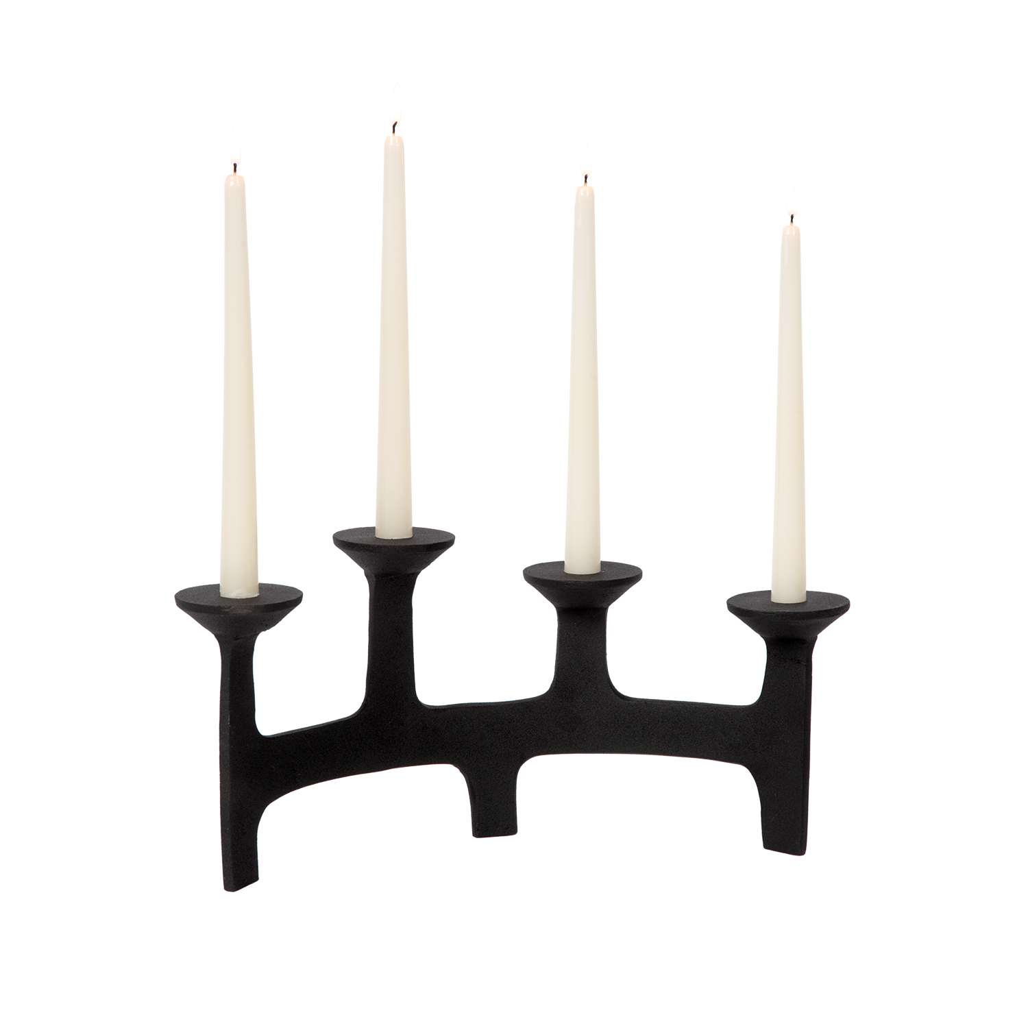 Candle holder Amour S/4 | black