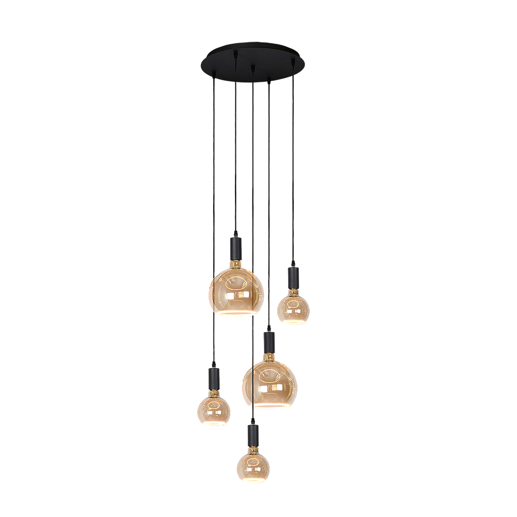 Pendant Sapa 5 - incl. Floating light bulbs