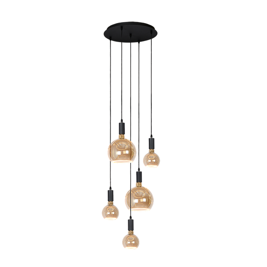 Pendant Sapa 5 - incl. Floating light bulbs