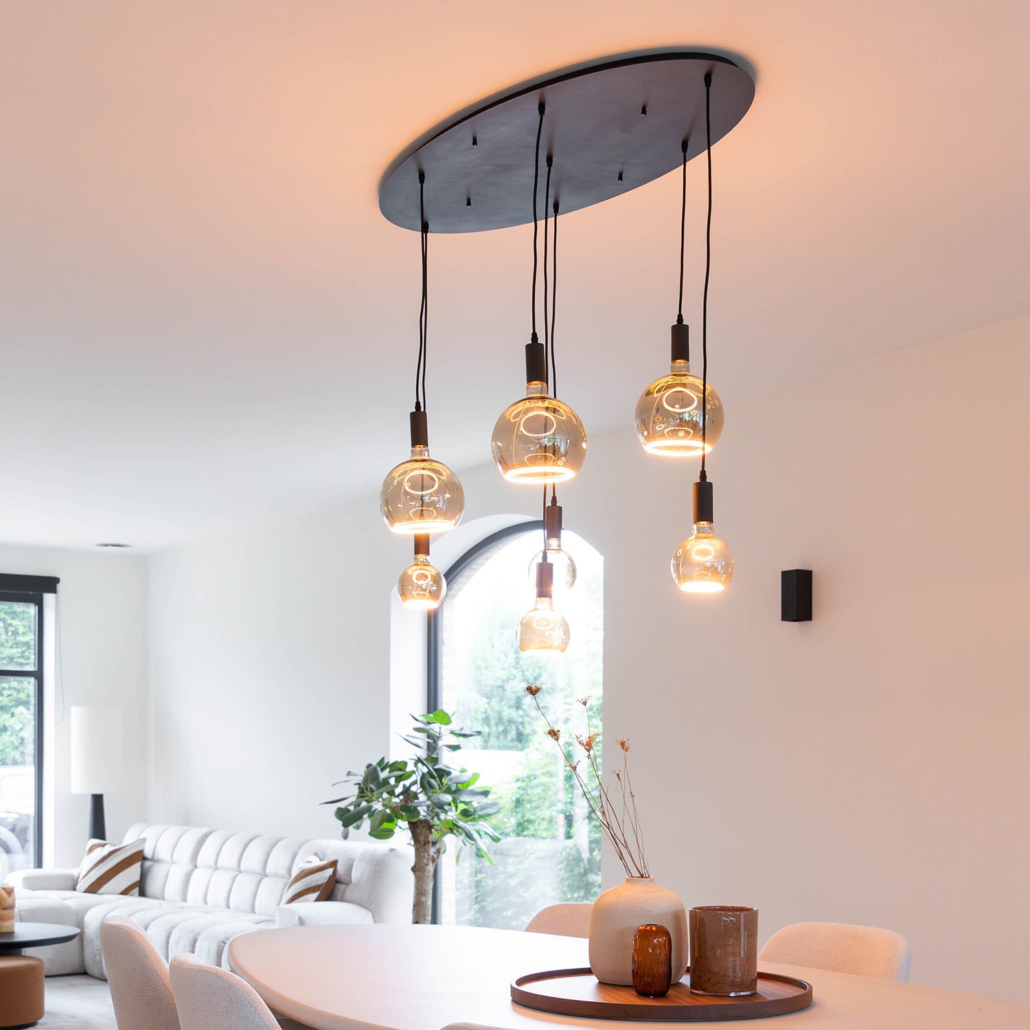 Pendant Yoki 7 - incl. Floating Globes