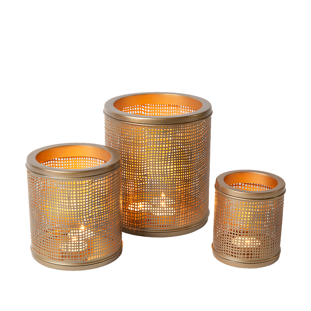 Tealightholder Joleen S/3