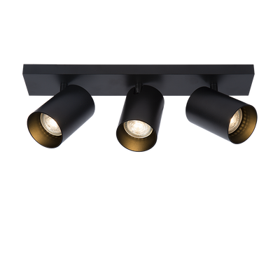Ceiling light Nuo 3 | black- black inside