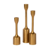 Candle holder Orso S/3 | gold