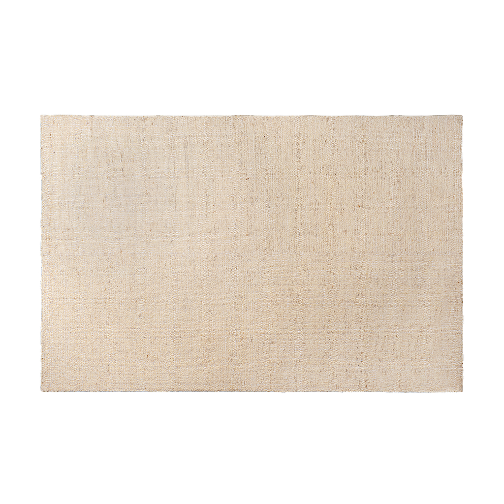 Carpet Wanaka - 200x300 - bleach white jute-wool