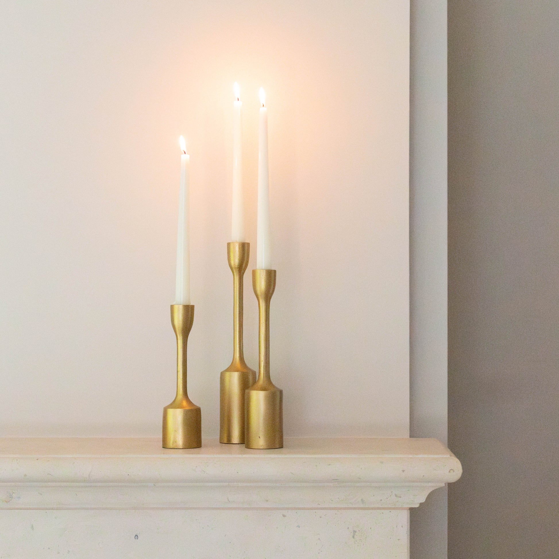 Candle holder Orso S/3 | gold