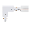 Track connector Lex - Corner L&R | white