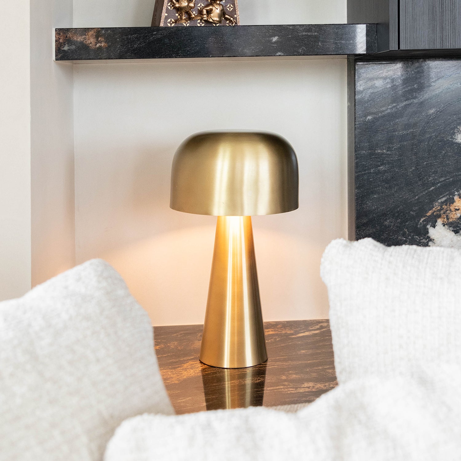 Table lamp Mush | antique brass