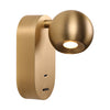 Wandlamp Oneye | antiek messing