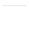 Rail de voie 143 cm - 1 fase | blanc