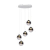 Suspension Monza 5 ronde | blanc