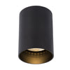 Plafondlamp Nuo fix | zwart-zwart vanbinnen