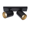 Ceiling light Nuo 2 | black - gold inside