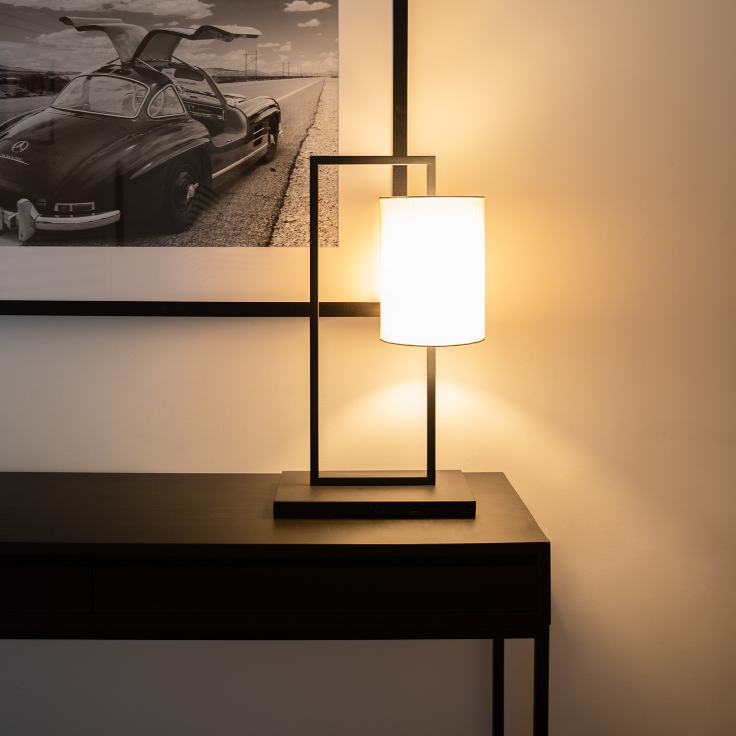 Lampe de table Urbino | noir