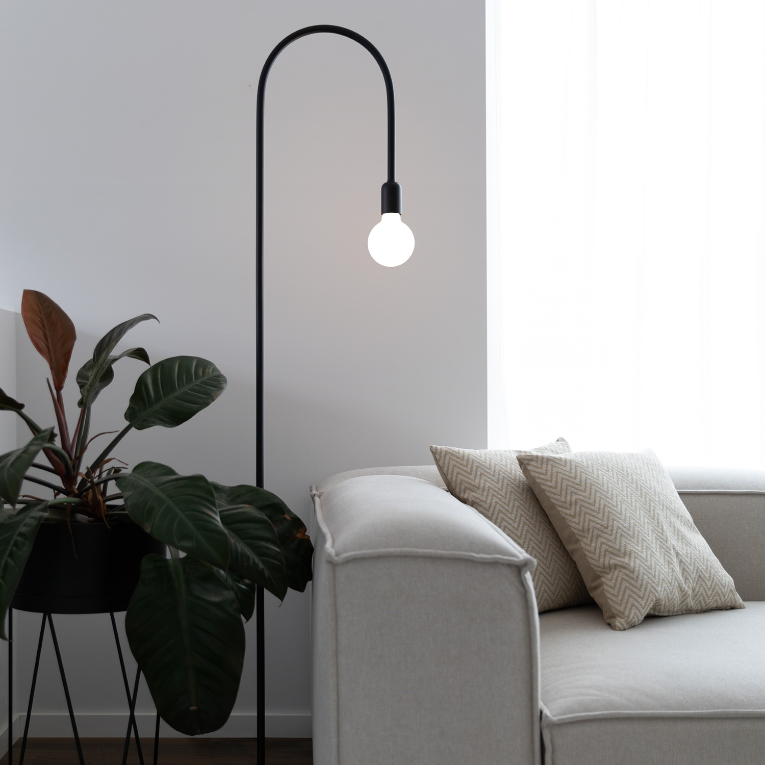 Globe mat wit LED - E27 - dimmable