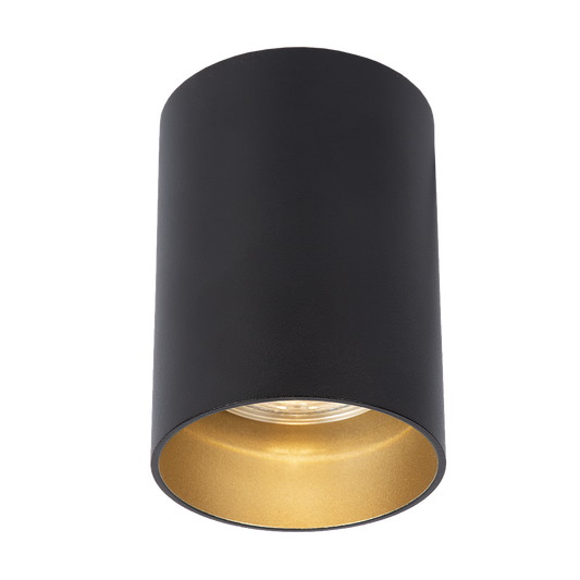 Plafondlamp Nuo Fix | zwart-goud binnenin