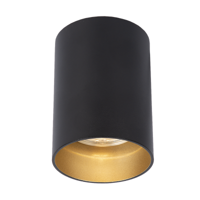 Plafondlamp Nuo Fix | zwart-goud binnenin