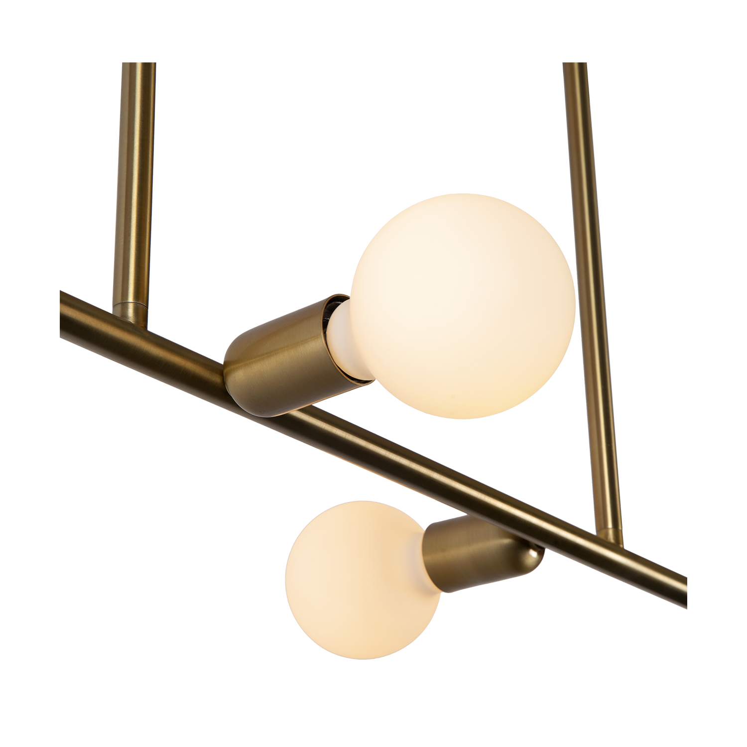 Pendant light Dots L | antique brass