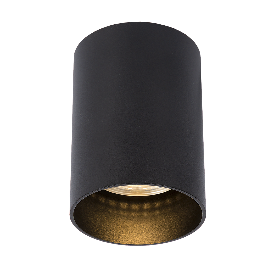 Ceiling light Nuo fix | black - black inside