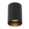 Ceiling light Nuo fix | black - black inside