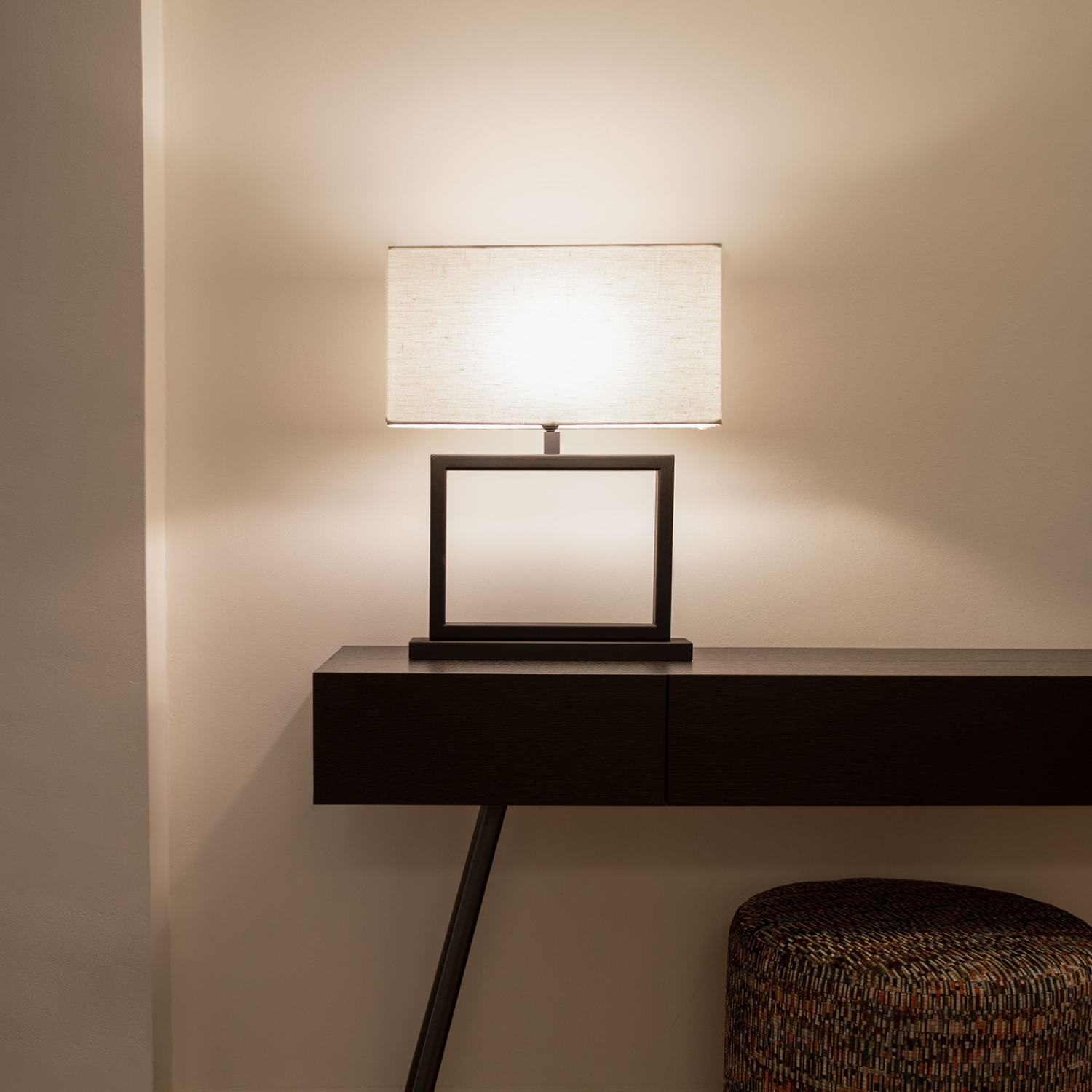 Tafellamp Valencienne | zwart