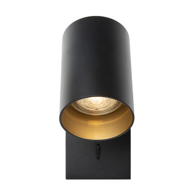 Wall light Nuo | black - gold inside