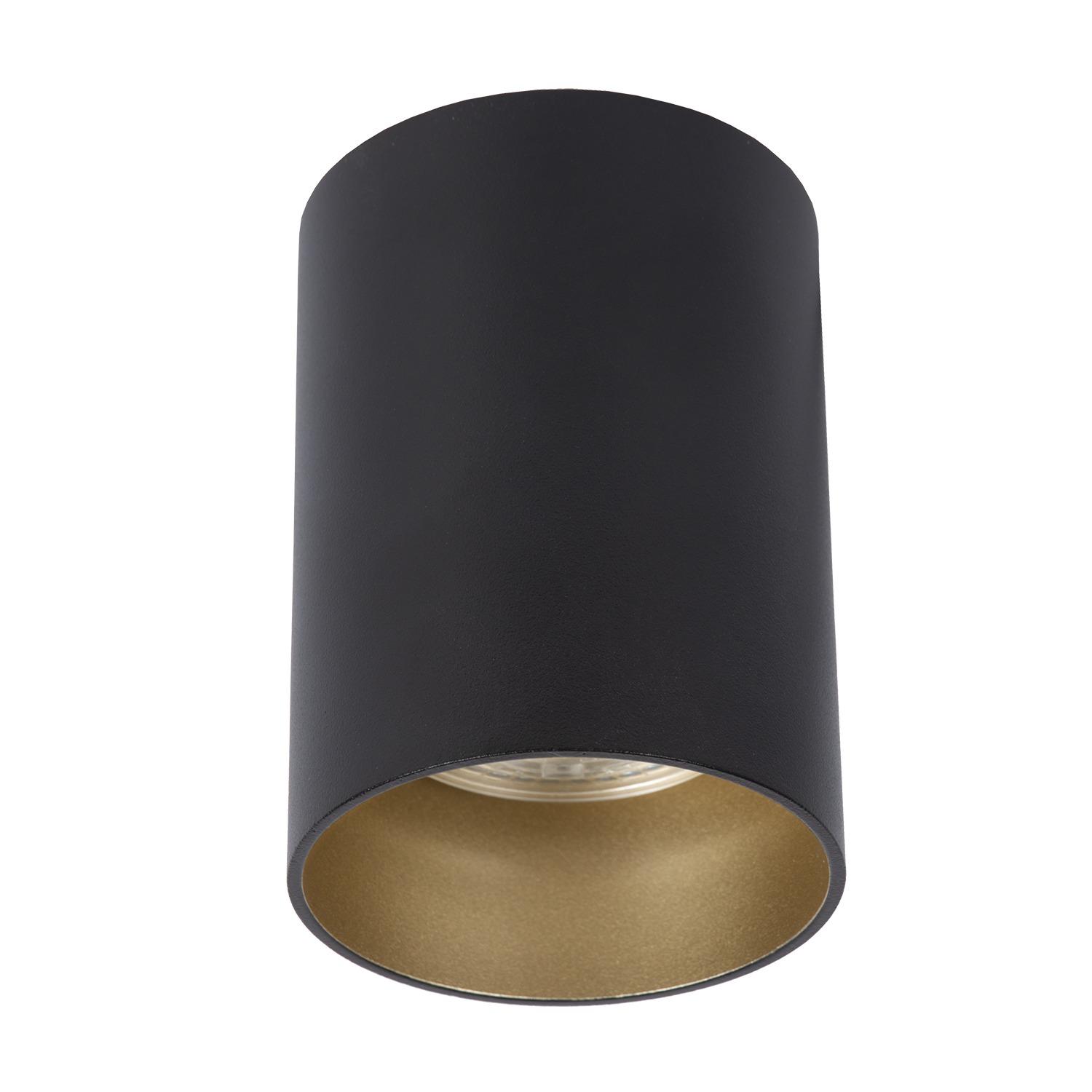 Plafondlamp Nuo Fix | zwart-goud binnenin