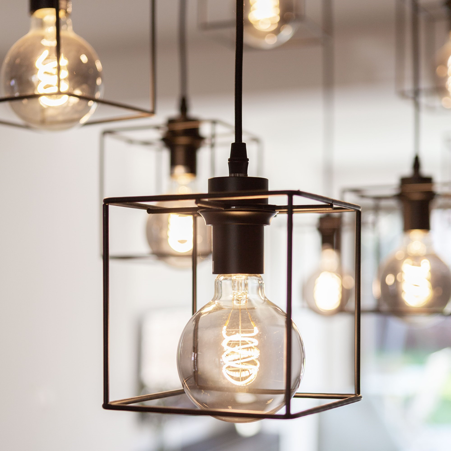 Globe Spiral LED filament - E27 - dimmable