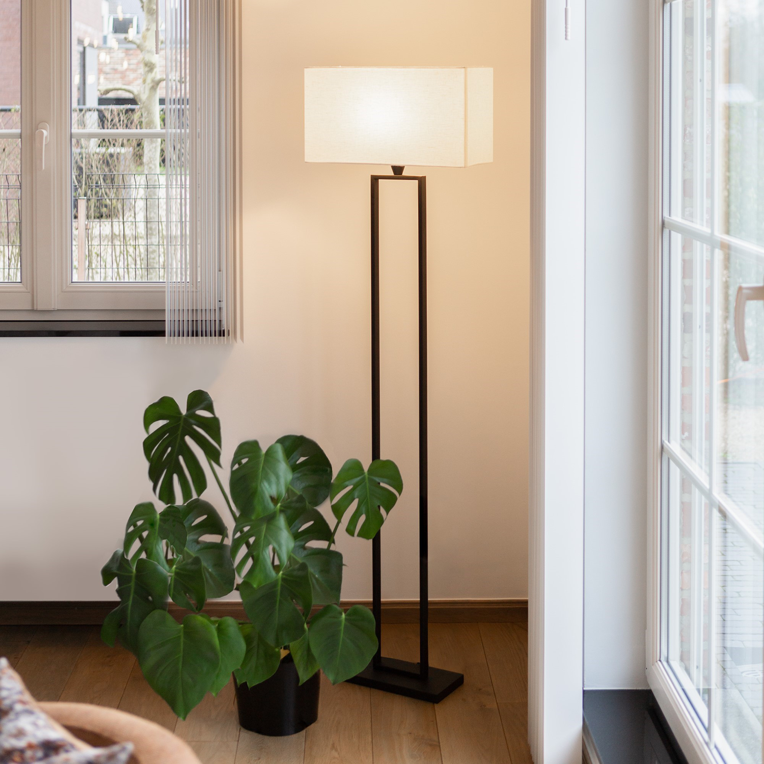 Vloerlamp Paula | zwart