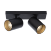 Ceiling light Nuo 2 | black - gold inside