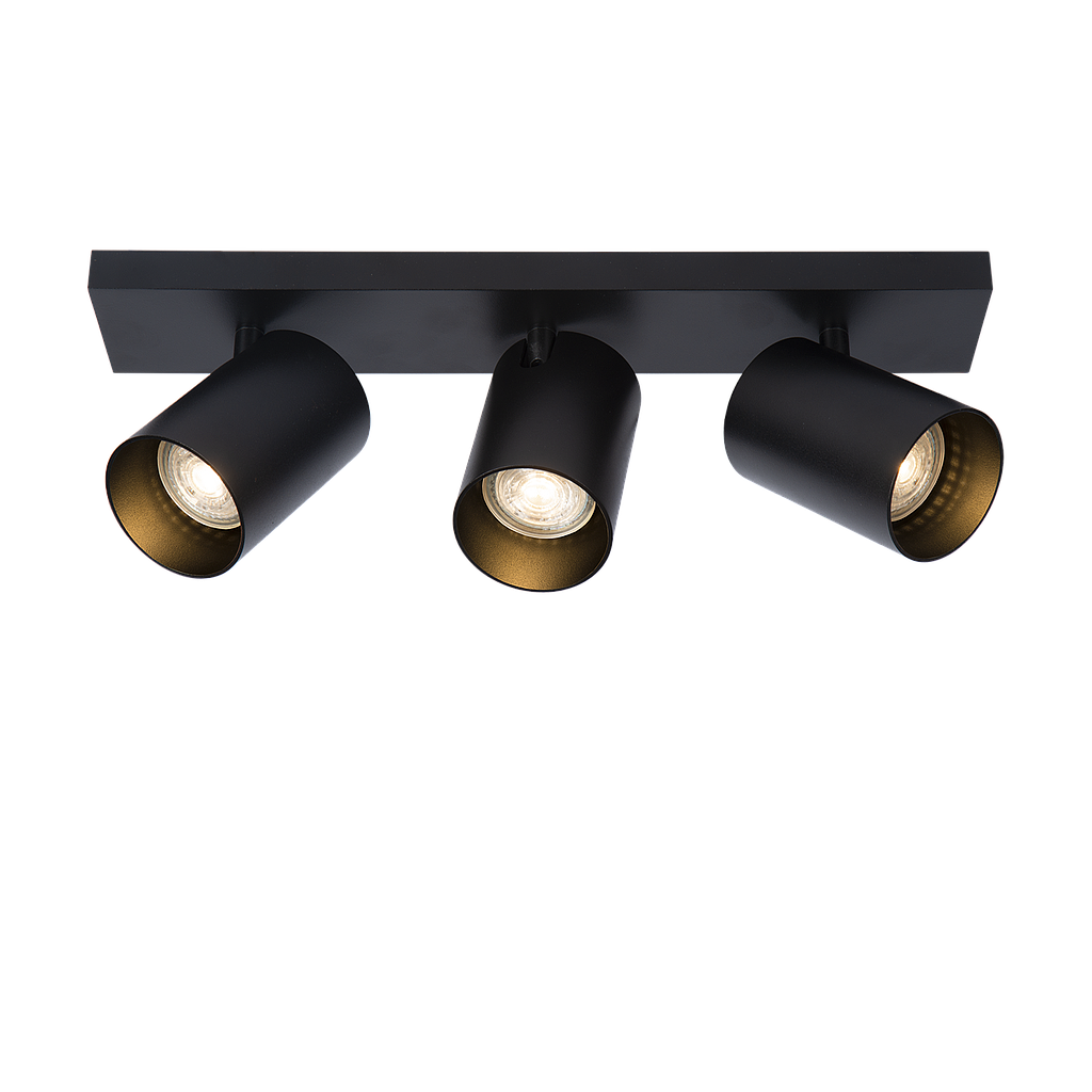 Ceiling light Nuo 3 | black- black inside
